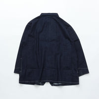 PORTER CLASSIC STEINBECK DENIM COVERALLS -DARK NAVY-