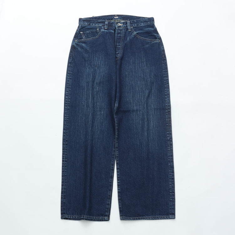 PORTER CLASSIC  STEINBECK DENIM PANTS NAVY