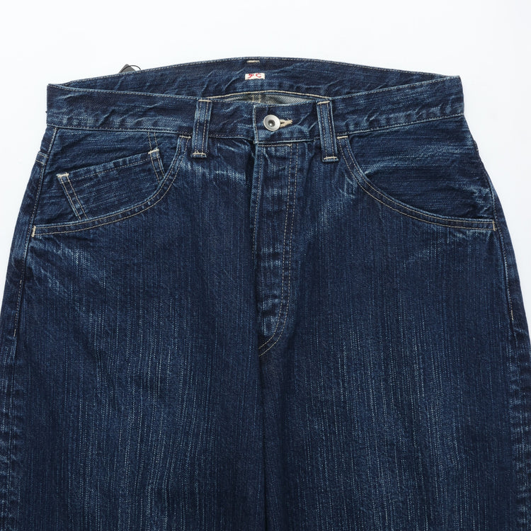 PORTER CLASSIC  STEINBECK DENIM PANTS NAVY