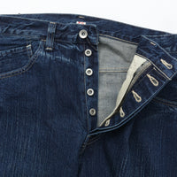 PORTER CLASSIC  STEINBECK DENIM PANTS NAVY