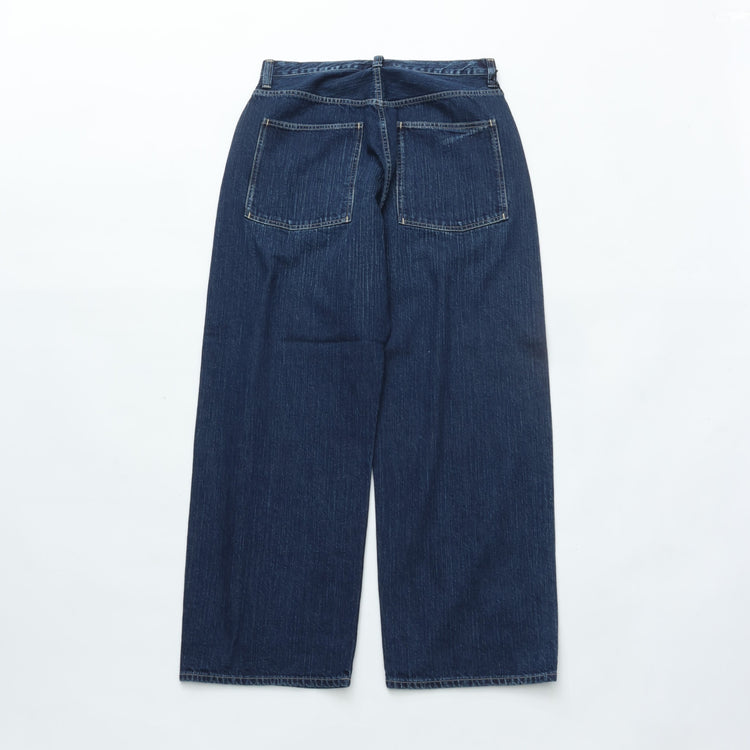 PORTER CLASSIC STEINBECK DENIM PANTS NAVY