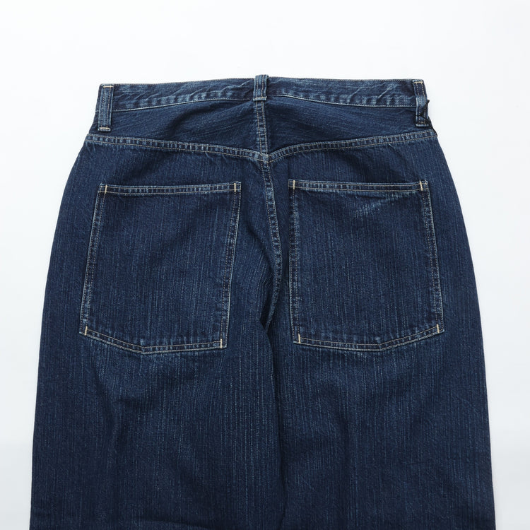 PORTER CLASSIC  STEINBECK DENIM PANTS NAVY