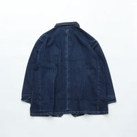 PORTER CLASSIC STEINBECK DENIM COVERALLS NAVY