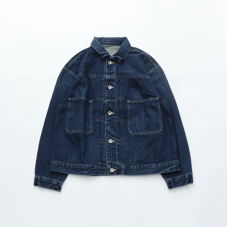 PORTER CLASSIC STEINBECK DENIM JACKET NAVY