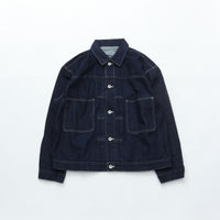 PORTER CLASSIC STEINBECK DENIM JACKET -DARK NAVY-