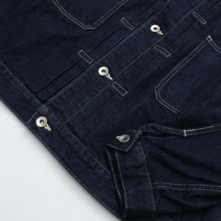 PORTER CLASSIC STEINBECK DENIM JACKET -DARK NAVY-