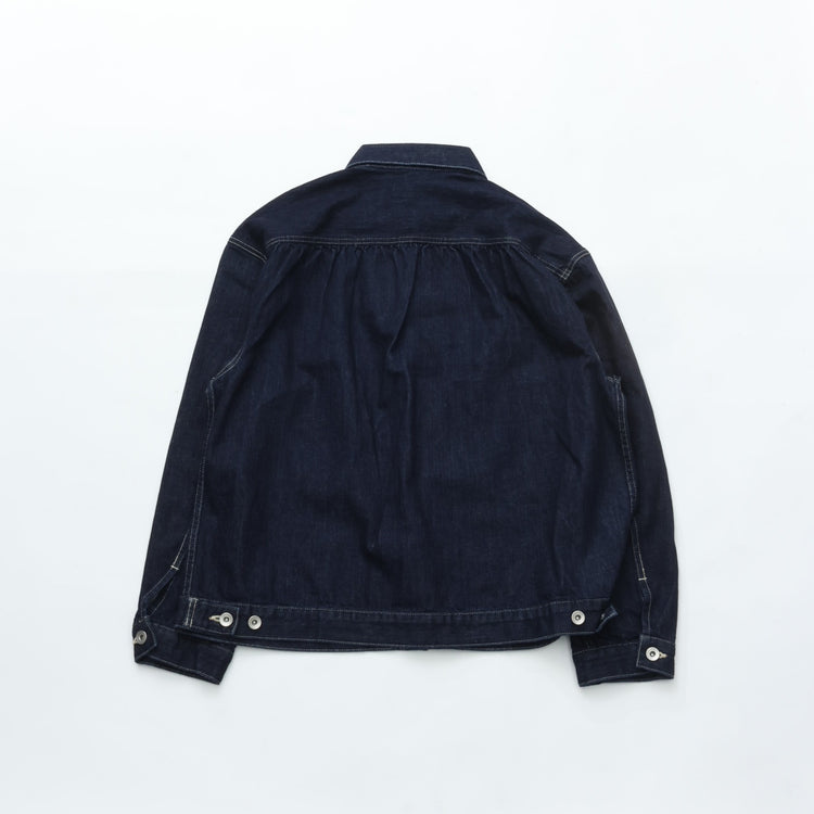 PORTER CLASSIC STEINBECK DENIM JACKET -DARK NAVY-