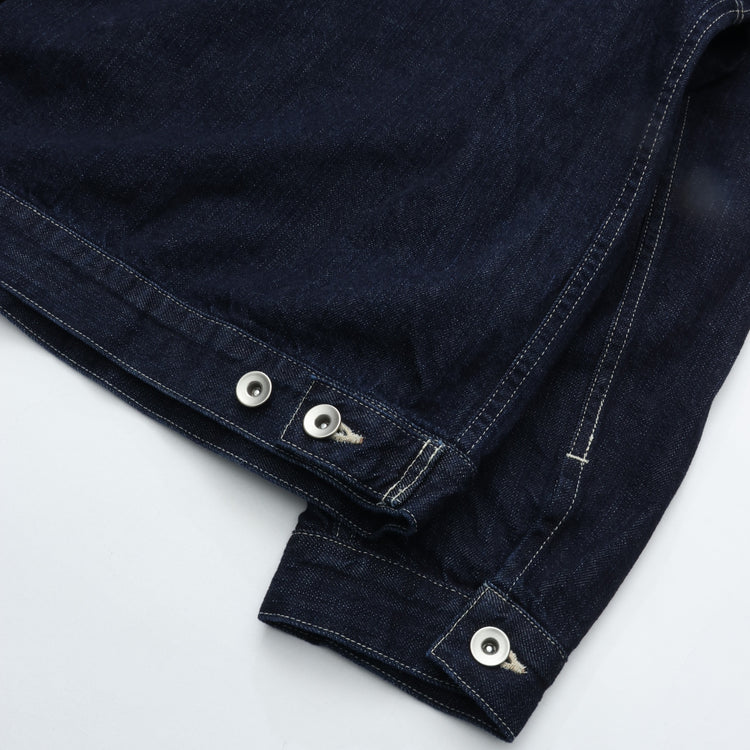 PORTER CLASSIC STEINBECK DENIM JACKET -DARK NAVY-