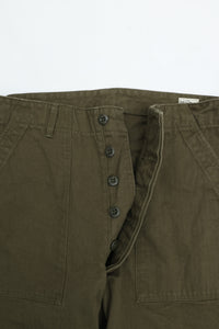 orslow VINTAGE FIT FATIGUE PANT ARMY GREEN 03-V5002-76 HERRINGBONE