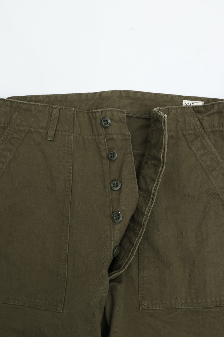 orslow VINTAGE FIT FATIGUE PANT ARMY GREEN 03-V5002-76 HERRINGBONE