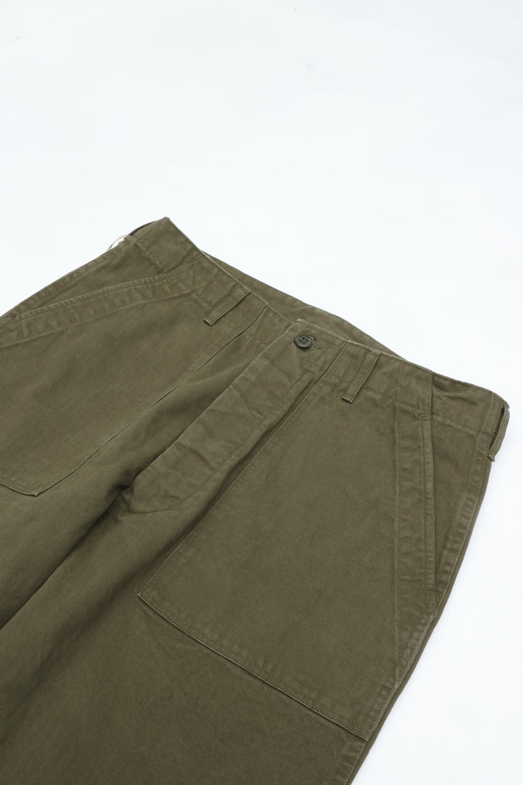 orslow VINTAGE FIT FATIGUE PANT ARMY GREEN 03-V5002-76 HERRINGBONE