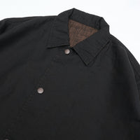 PORTER CLASSIC FARMER’S LINEN COACH JACKET BROWN