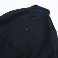 PORTER CLASSIC FARMER’S LINEN COACH JACKET NAVY