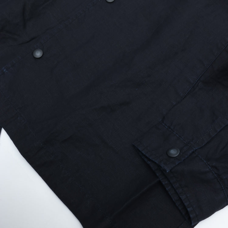 PORTER CLASSIC FARMER’S LINEN COACH JACKET NAVY