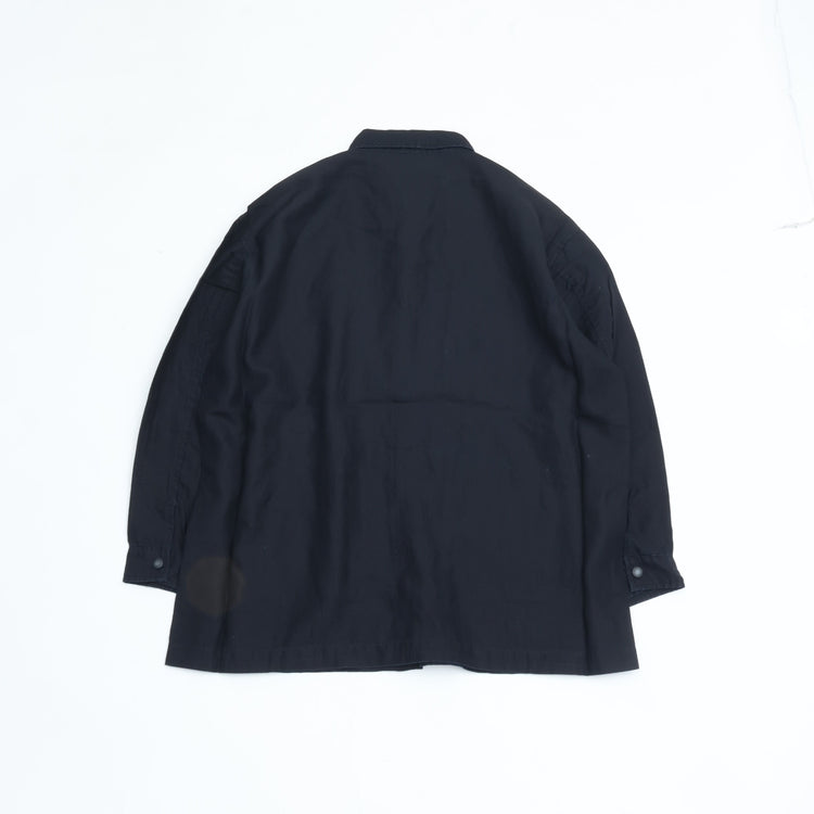 PORTER CLASSIC  FARMER’S LINEN COACH JACKET NAVY