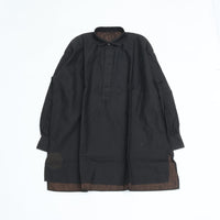 PORTER CLASSIC  FARMER’S LINEN ARTIST SHIRT BROWN