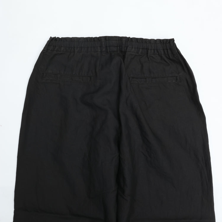 PORTER CLASSIC FARMER’S LINEN EASY PANTS BROWN