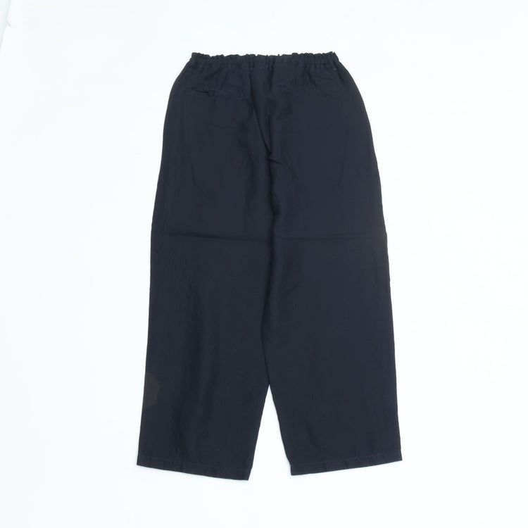 PORTER CLASSIC  FARMER’S LINEN EASY PANTS NAVY