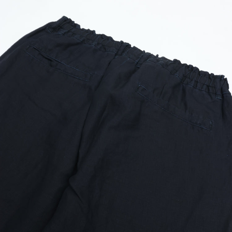 PORTER CLASSIC  FARMER’S LINEN EASY PANTS NAVY