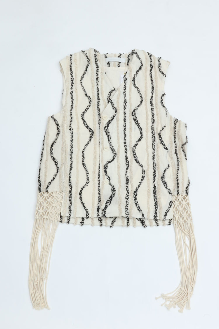 ASEEDONCLOUD  Windcatcher vest 261702Off white