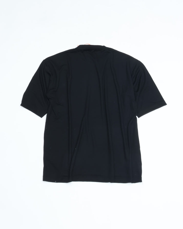 intch. Norm "SH" Merino Wool T-shirts - BLACK