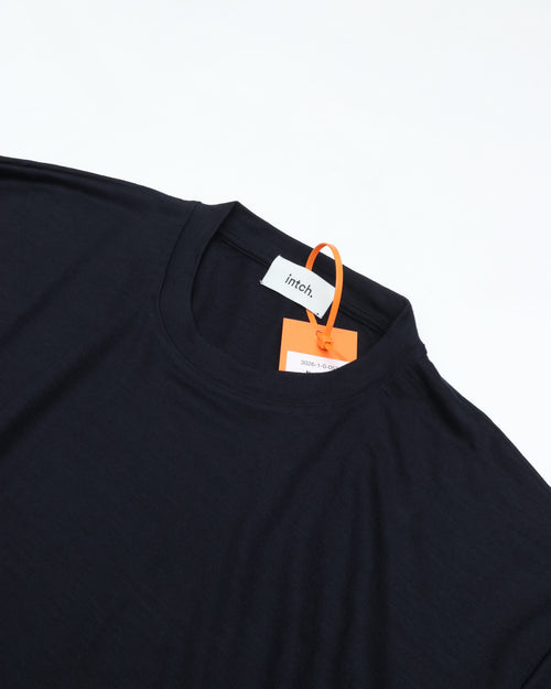 intch. Norm "SH" Merino Wool T-shirts inch "Norm SF" Merino Wool T-Shirt NAVY
