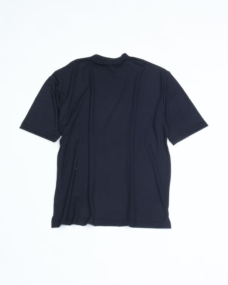 intch. Norm "SH" Merino Wool T-shirts (Navy)