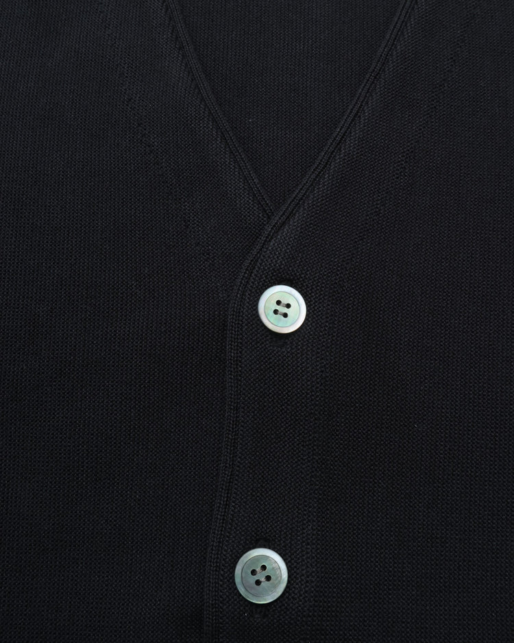 Yonetomi / GIMA COTTON KNIT CARDIGAN V NECK