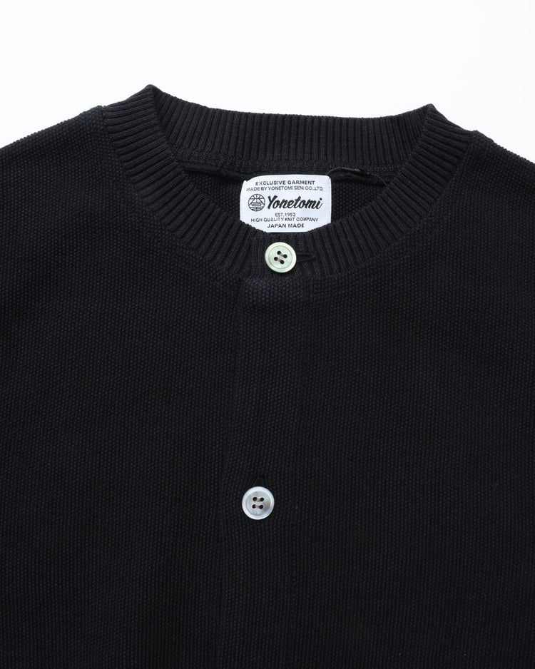 Yonetomi / GIMA COTTON KNIT CARDIGAN CREW NECK
