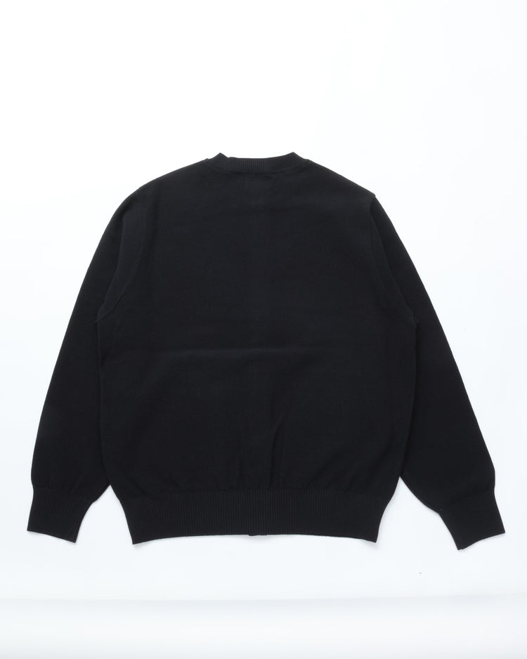 Yonetomi / GIMA COTTON KNIT CARDIGAN CREW NECK