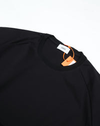 intch. "Prem CH" Maharani Cotton Crew-neck T-Shirts BLACK