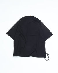 intch. "Prem CH" Maharani Cotton Crew-neck T-Shirts BLACK