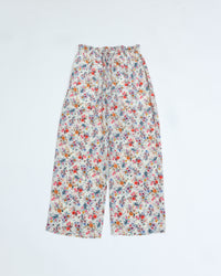 MEYAME  COZY PANTS (FLOWER) MEY-2319 WHITE