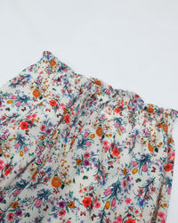 MEYAME  COZY PANTS (FLOWER) MEY-2319 WHITE