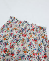 MEYAME  COZY PANTS (FLOWER) MEY-2319 WHITE