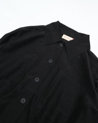 MEYAME  COTTON SILK SHORT JACKET MEY-2314 BLACK