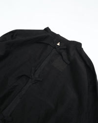 MEYAME  COTTON SILK BLOUSE JACKET BLACK