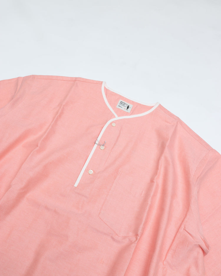 Henley Neck Department Allen Henley Neck Shirt SIDOGRAS Pink