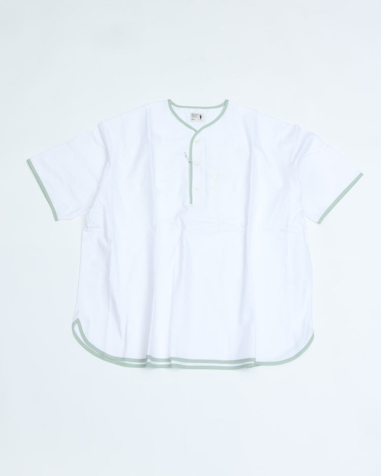 Henley Neck Collection: Allen Henley Neck Shirt, SIDOGRAS White OX