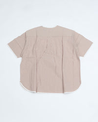 Henley Neck Department Allen Henley Neck Shirt SIDOGRAS Maroon Seersucker