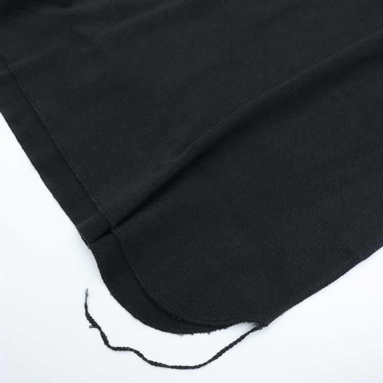 REMI RELIEF  WタックラグランヘンリーネックT BLACK