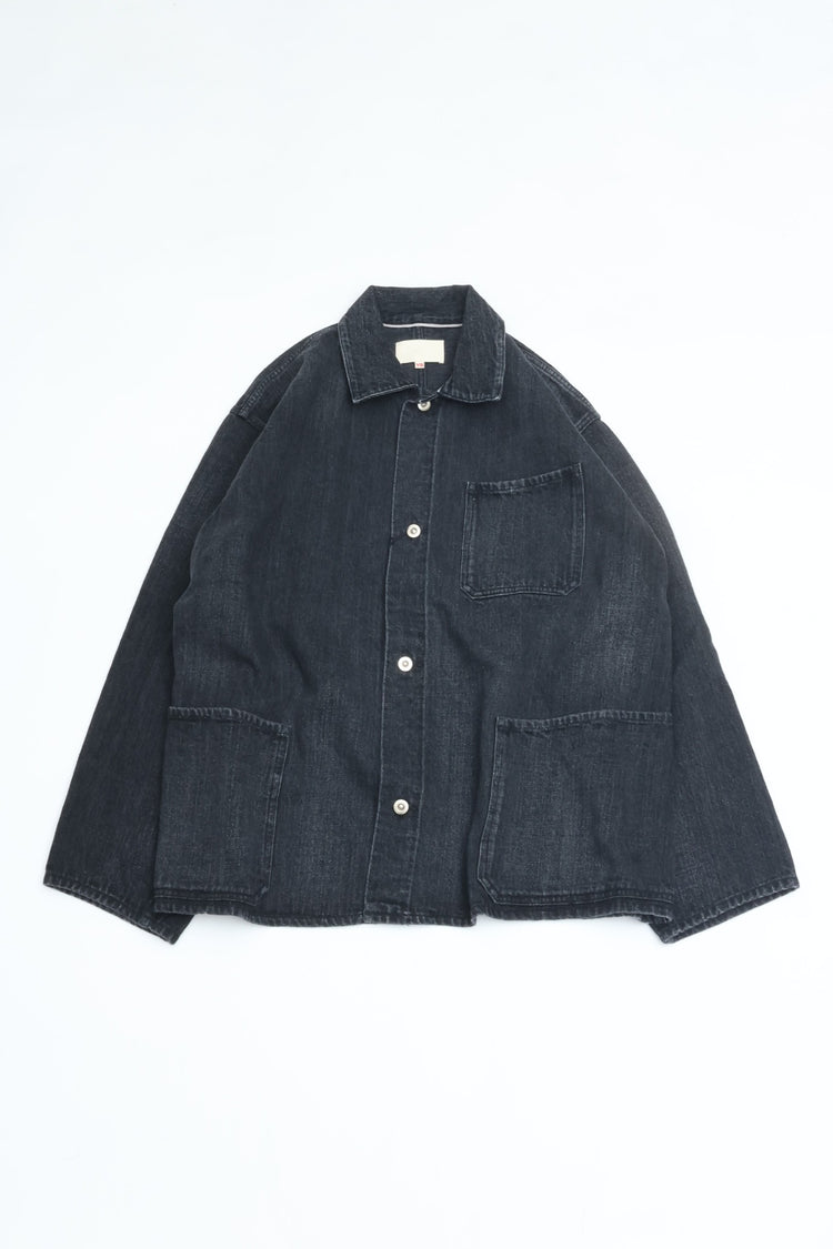 YOKO SAKAMOTO  PLEATS JACKET Fade Black