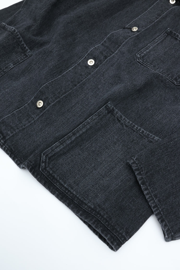 YOKO SAKAMOTO  PLEATS JACKET Fade Black