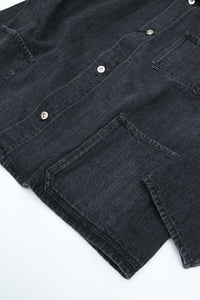 YOKO SAKAMOTO  PLEATS JACKET Fade Black