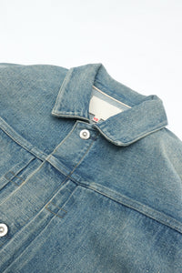 YOKO SAKAMOTO  PLEATS JACKET Fade Indigo