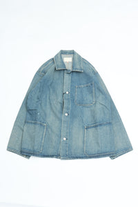 YOKO SAKAMOTO  COVERALL Fade Indigo