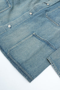 YOKO SAKAMOTO  COVERALL Fade Indigo