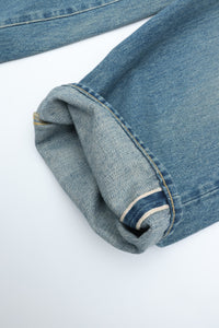 YOKO SAKAMOTO 5 POCKET EASY PANTS Fade Indigo
