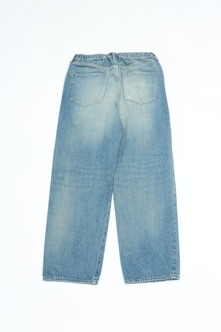 YOKO SAKAMOTO 5 POCKET EASY PANTS Fade Indigo