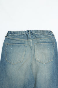 YOKO SAKAMOTO 5 POCKET EASY PANTS Fade Indigo